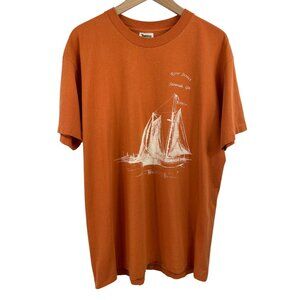 Vintage Tennessee River Gold T-shirt Mens XL Single Stitch River St  Savannah Ga